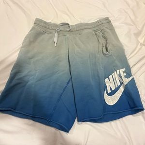 Blue Nike shorts